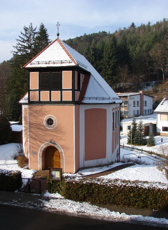 die protestantische Kirche in Waldleiningen